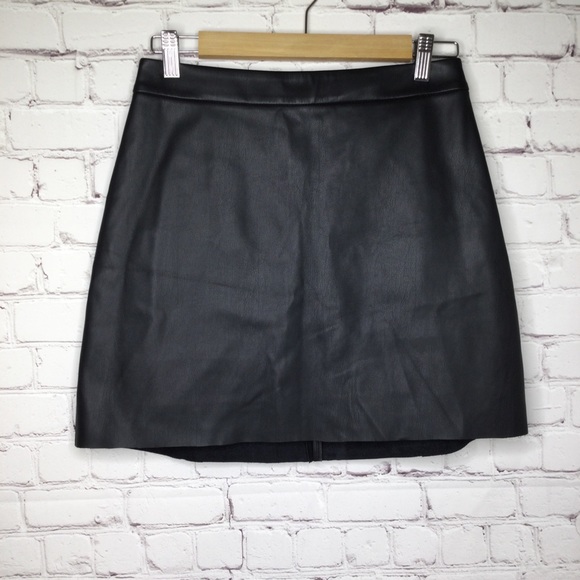 Express Dresses & Skirts - Express Fake Leather Mini Skirt